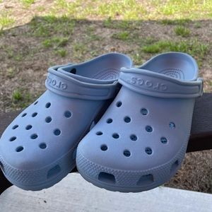 Blue crocs, good condition